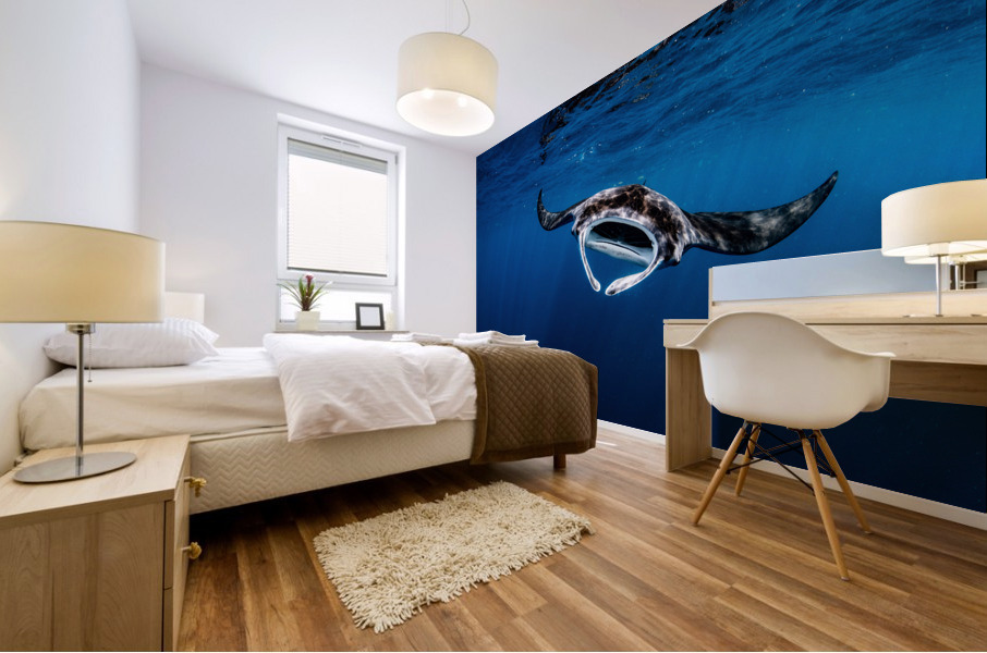 Blue Bird Mural print