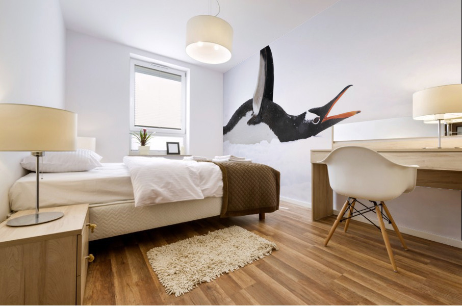 Flap & Flatter Mural print