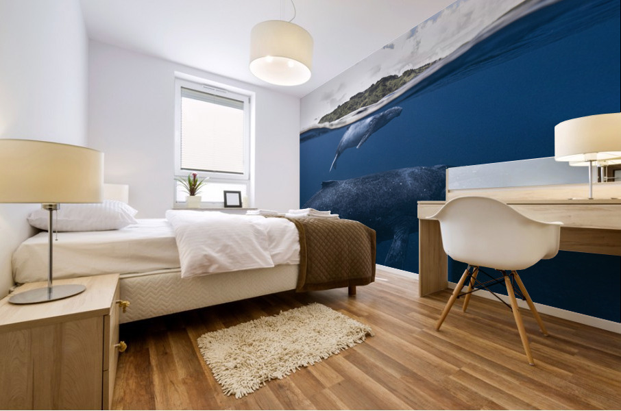 Humpback Isle Mural print