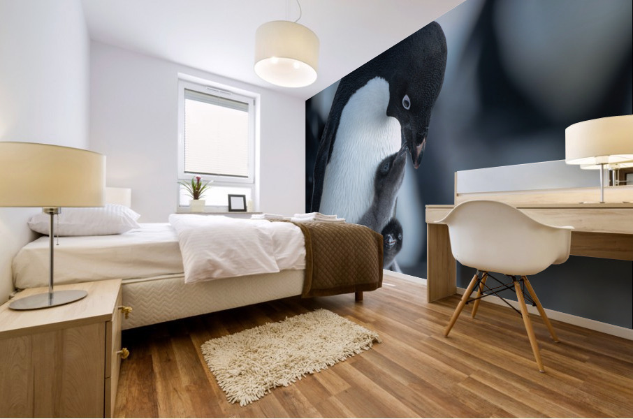 Beak-a-boo Mural print