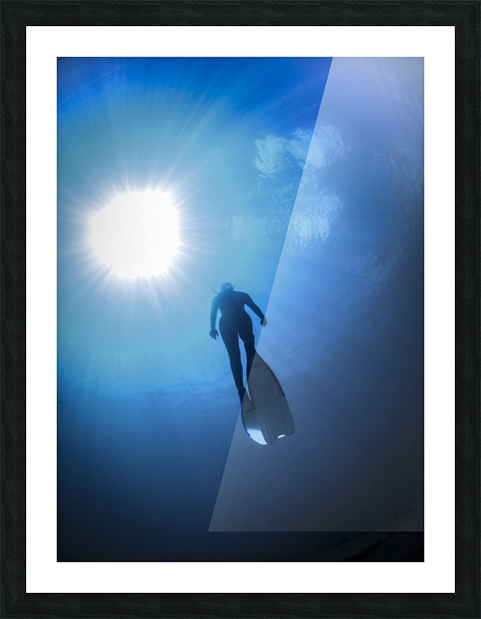 Blue Lagoon Picture Frame print