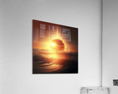 SUN INSIDE THE OCEAN Acrylic Print