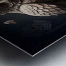 THE WISE OWL  Metal print