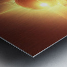 SUN INSIDE THE OCEAN Metal print