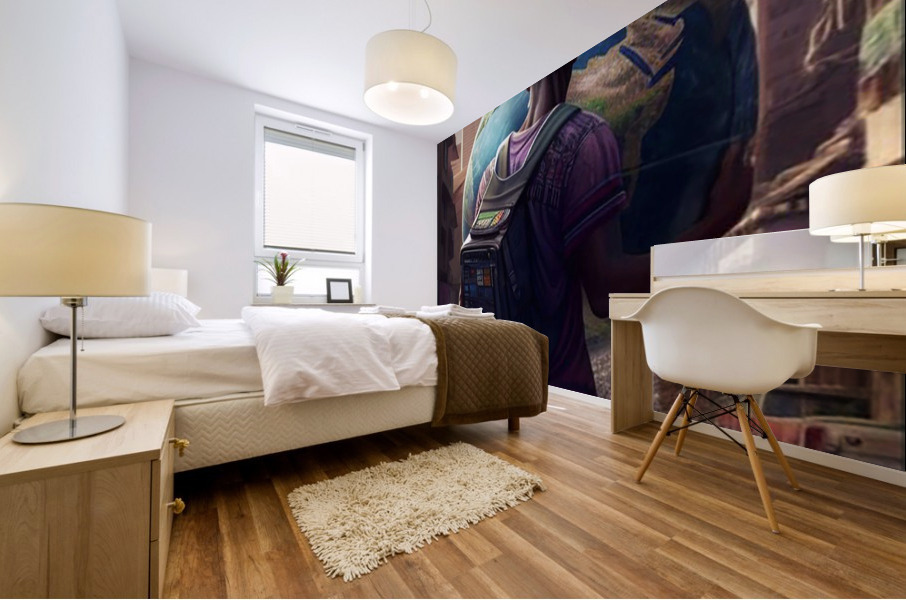 THE WORLD IS MINES Mural print