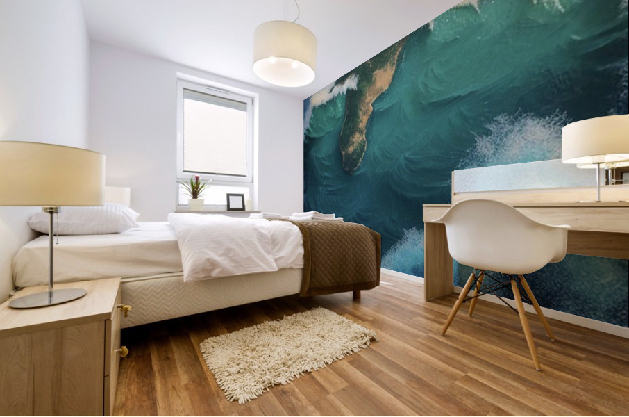 STORMY WATERS Mural print