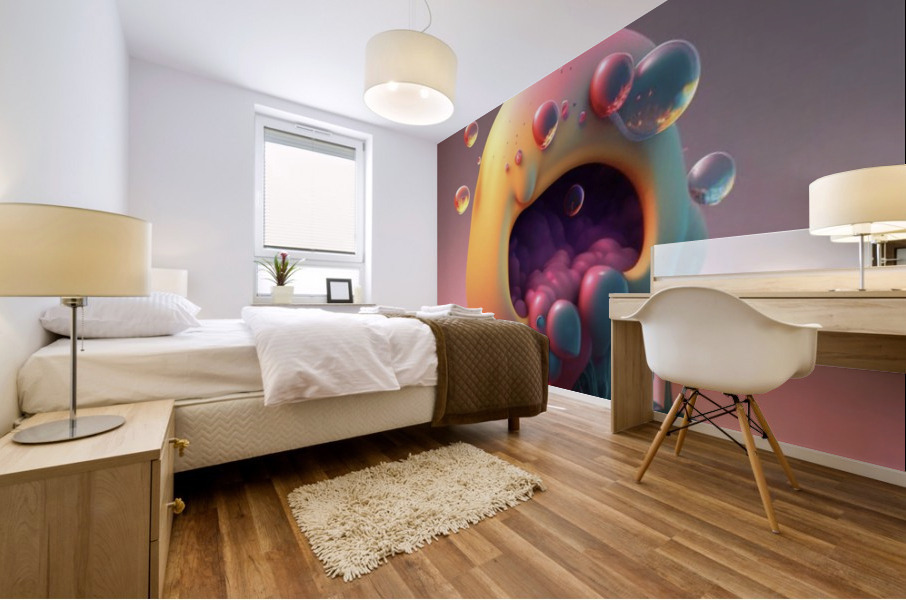 SLIMEY BUBBLES Impression murale