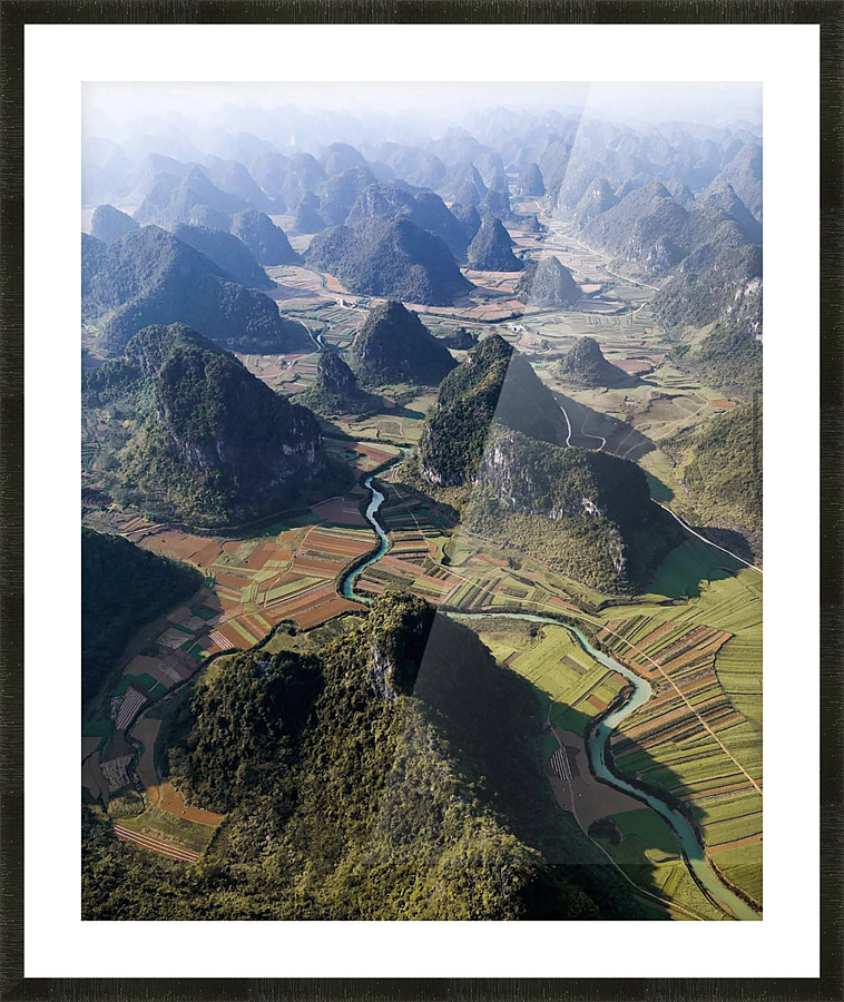 Hilly View s Picture Frame print