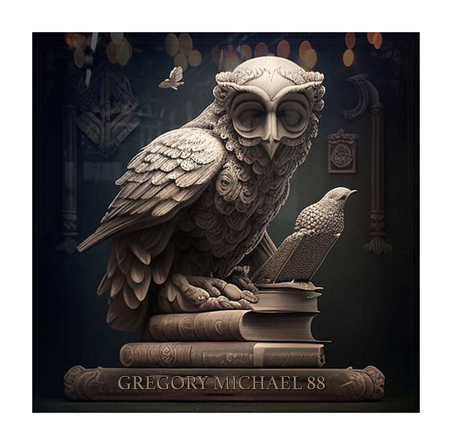 THE WISE OWL  Picture Frame print