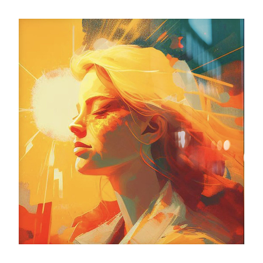 SHINE ON ME Picture Frame print