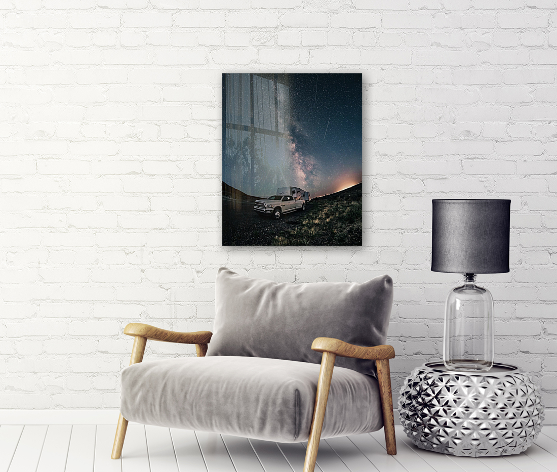 Truck At Night  Reproduction