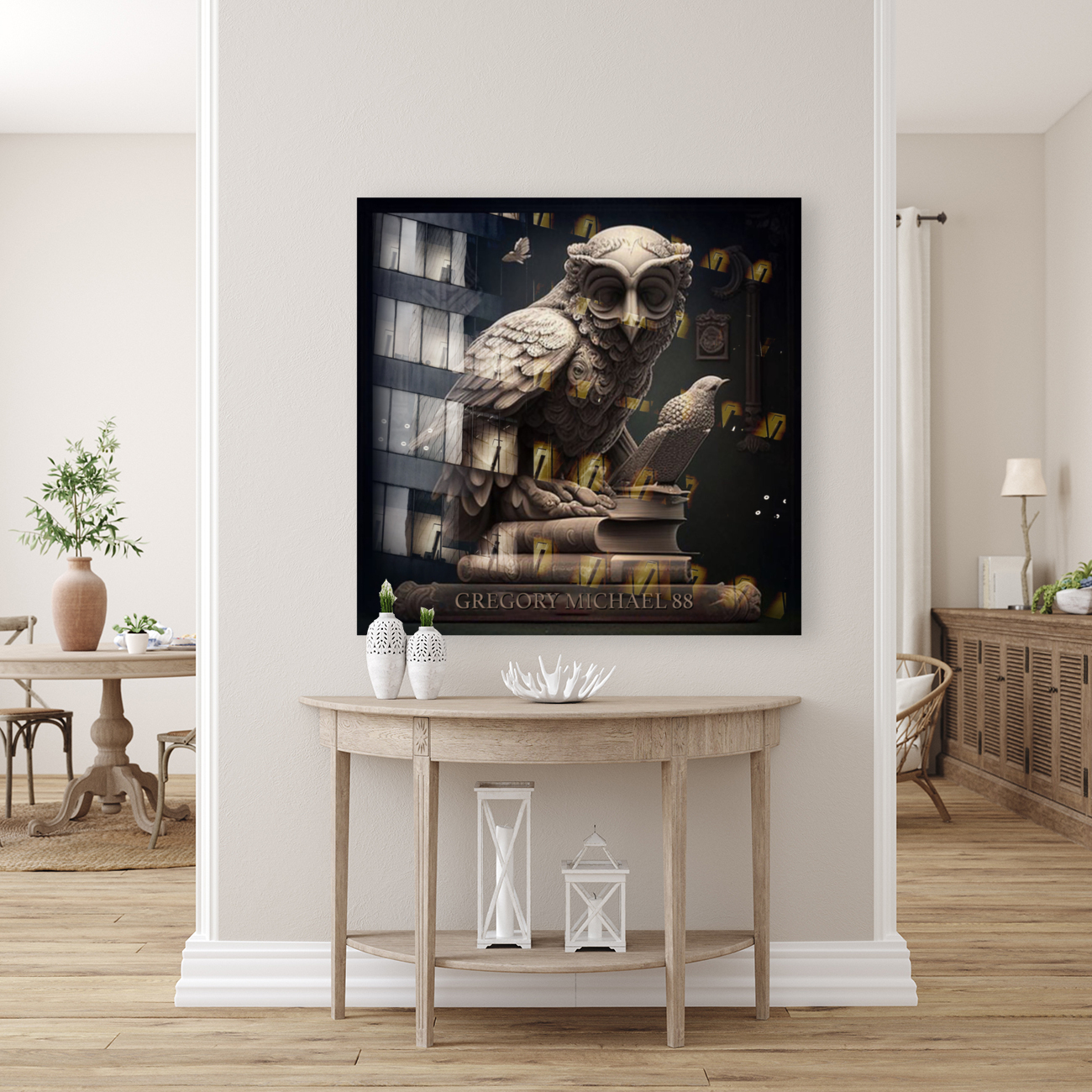 THE WISE OWL  Reproduction