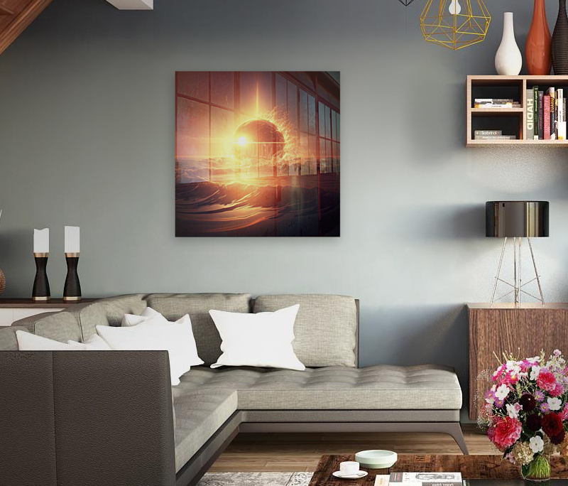 SUN INSIDE THE OCEAN Reproduction