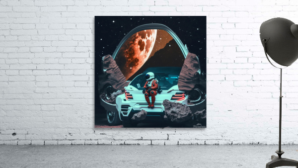 Astronaut On BMW Wall Preview