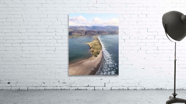 Mountain Waves Wall Preview