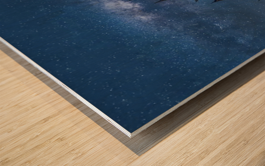 China Nights Wood print