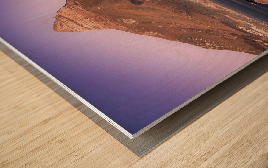 Mountin View Drive Wood print