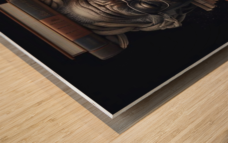 THE TEACHER Wood print