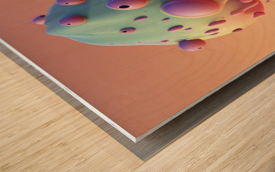 SLIME BALL Wood print