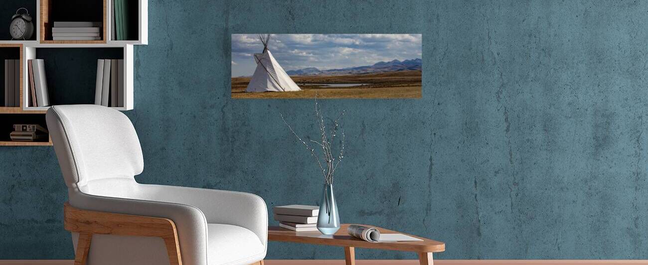 Native American Teepee Blackfeet Nation 69A9314 T Pict by Jim Ward