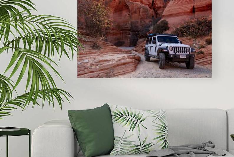 Jeep Wrangler Peek A Boo Slot Canyon Utah 69A2246 T Pict by Jim Ward