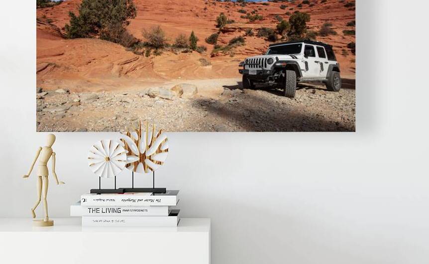 Jeep Wrangler Peek A Boo Slot Canyon Utah 69A2235 T Pict by Jim Ward