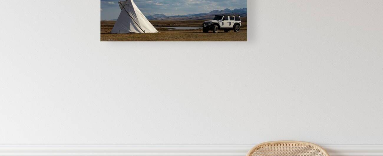 Jeep Wrangler at Blackfeet Tribal TeePee 69A9313 T Pict by Jim Ward