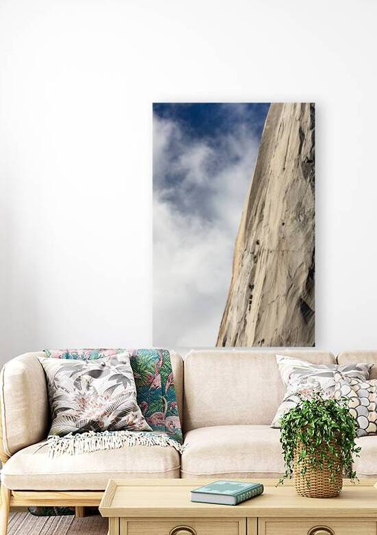 Rock Climber on El Capitan in Yosemite 69A1764 T Pict by Jim Ward