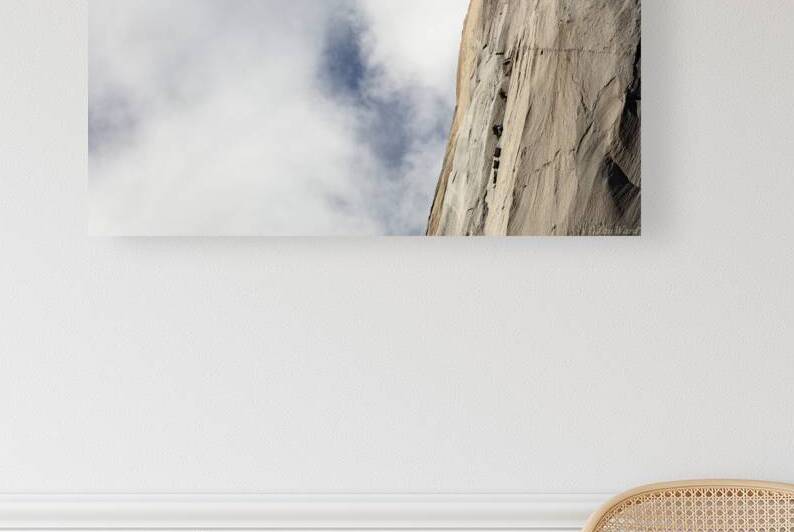 Rock Climber on El Capitan in Yosemite 69A1760 T Pict by Jim Ward