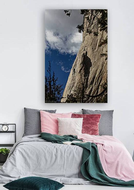 Rock Climber on El Capitan in Yosemite 69A1676 T Pict by Jim Ward