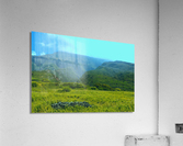 Through the Mountains Acrylic Print