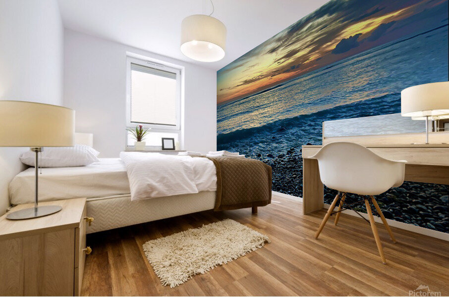 Ocean Blues Mural print