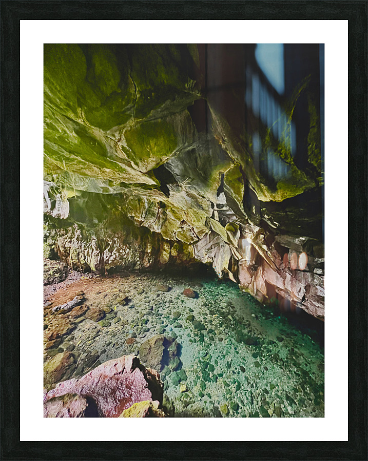 Island Cavern Picture Frame print