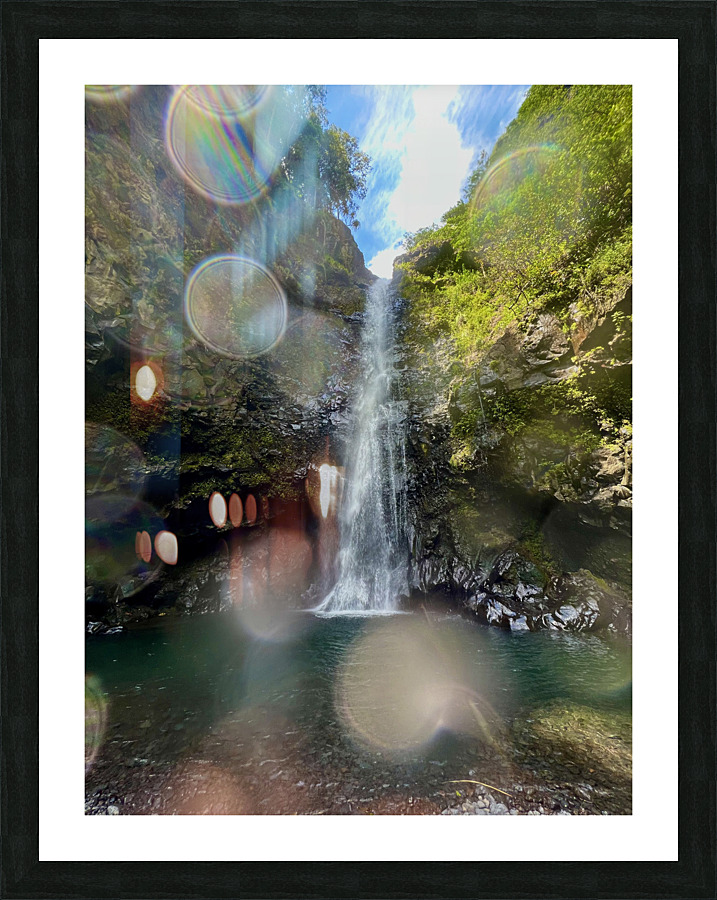 Rainbow Specks  Picture Frame print