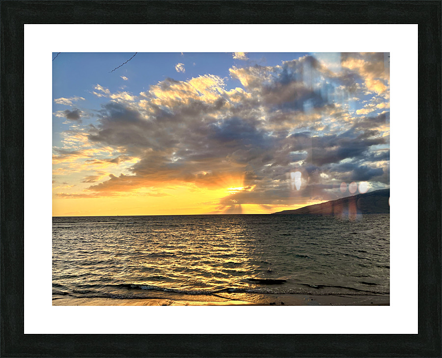 Hour Glass Picture Frame print