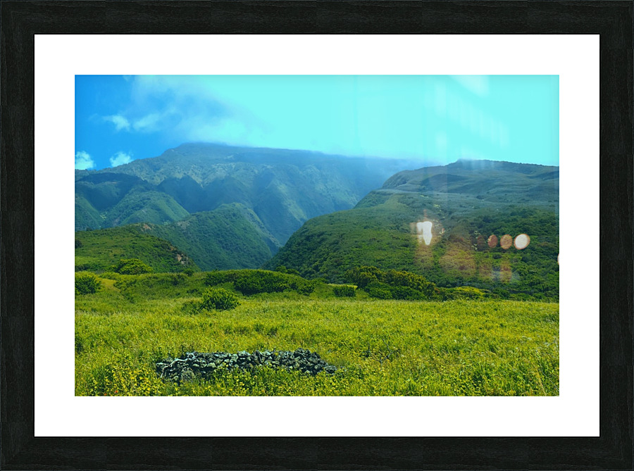 Through the Mountains Picture Frame print