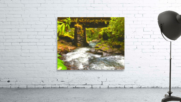 Tiki Bridge Wall Preview