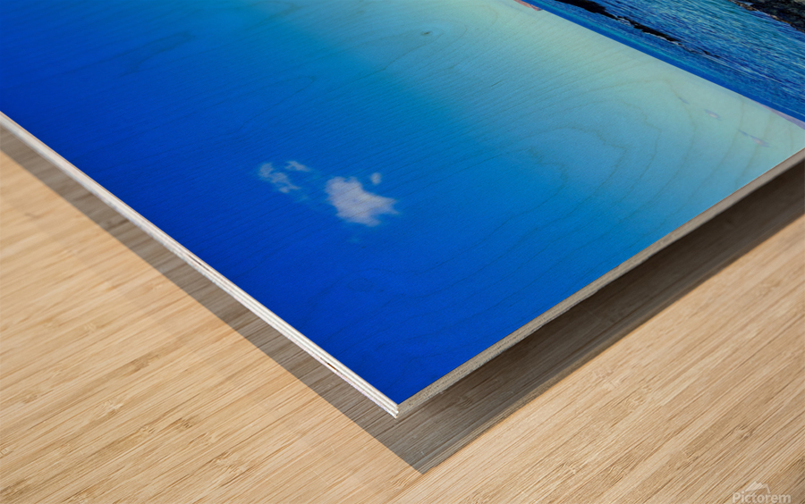 Blue Breeze Wood print