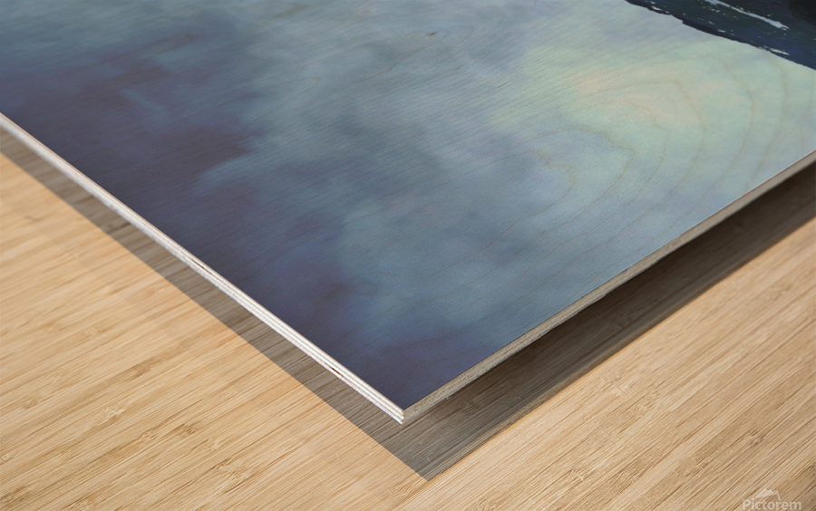 Koki Night Wood print