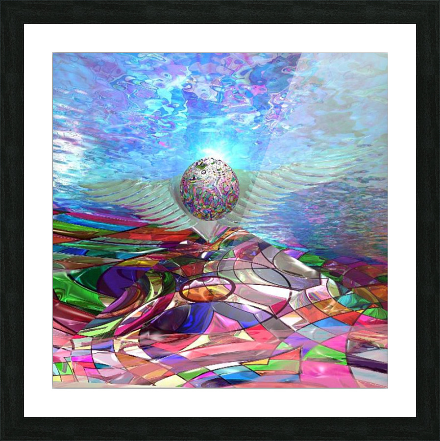 Icarus Rising Picture Frame print