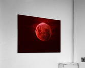 One Red Moon Acrylic Print