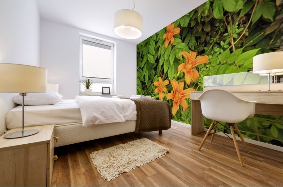 Oranger Lilly 5 Mural print