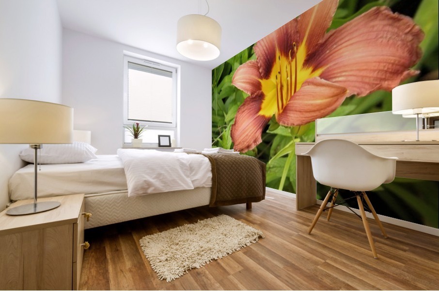 Oranger Lilly 3 Mural print