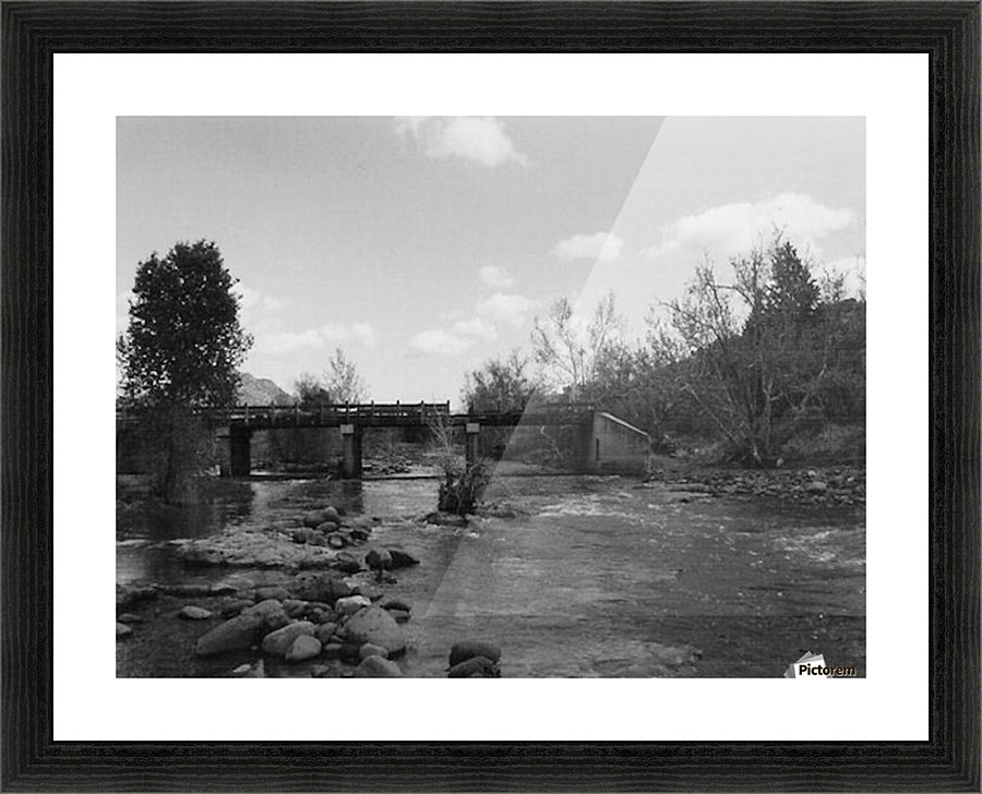 Old Railroad Picture Frame print