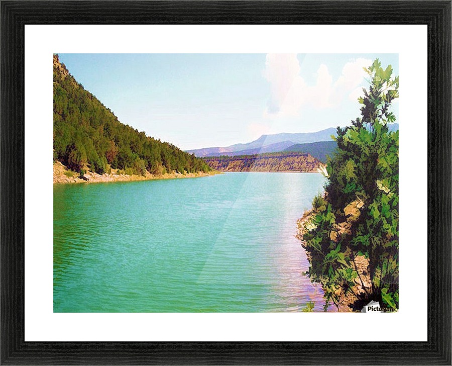 Utah Lake Picture Frame print