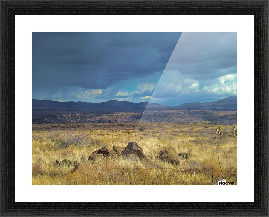 Storms Comin' Picture Frame print