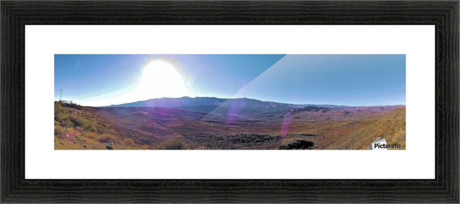 Sunset Point Sun Picture Frame print