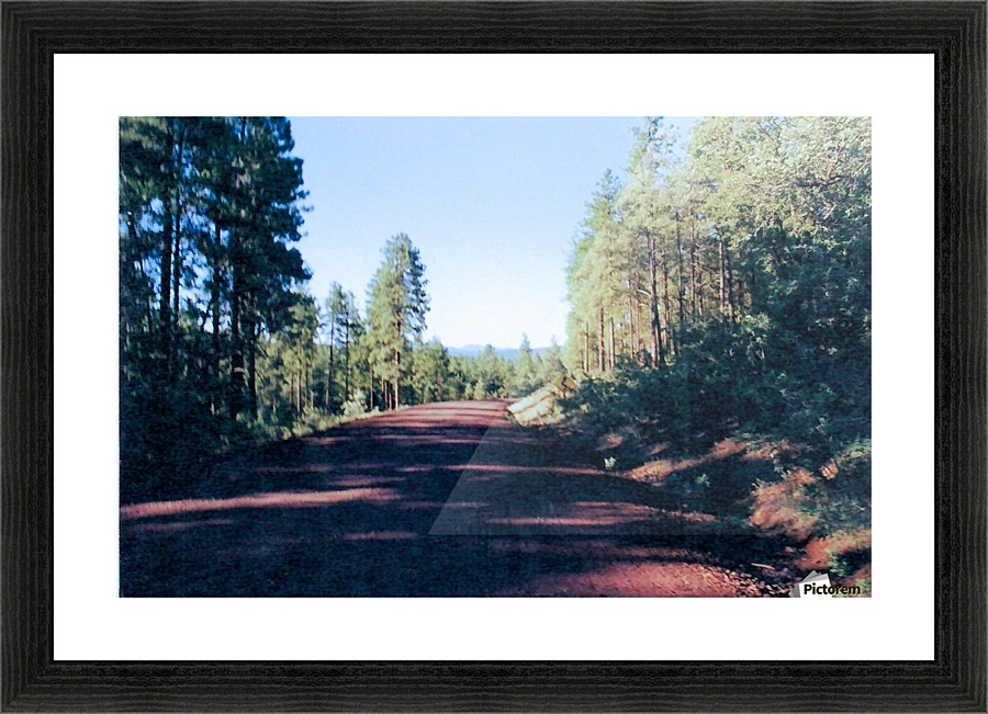 A Road Through Picture Frame print