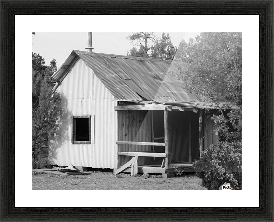Old Miners Shack Picture Frame print
