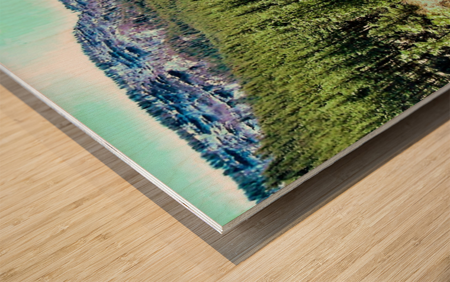 Senic  Wood print